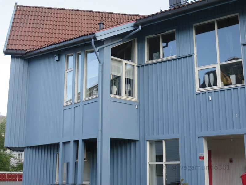 Blaues Haus in Norwegen