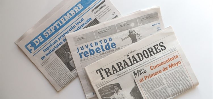 Zeitungsverkauf auf Kuba